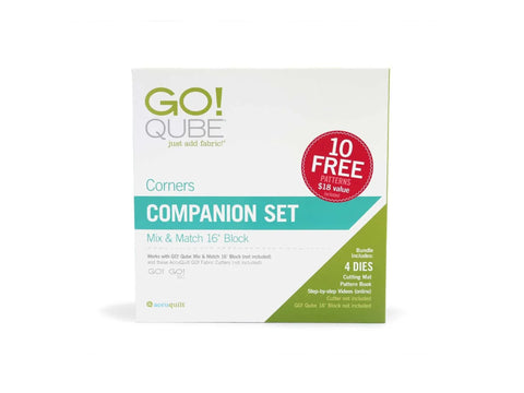 Accuquilt GO! Qube® 16" Companion Set-Corners