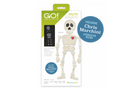 A GO! Fabric Cutting Die for a skeleton, designed by Chris Marchini.