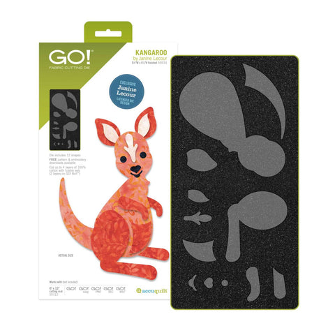 AccuQuilt GO! Kangaroo Die by Janine Lecour