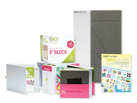 Ready. Set. GO! Big® Ultimate Fabric Cutting System – 8" GO! Qube Block