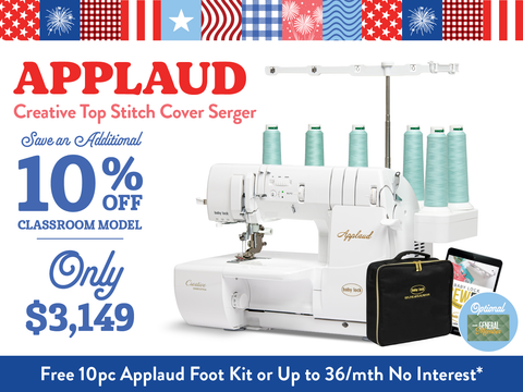 Baby Lock Applaud Creative Top Cover Stitch Machine with ExtraordinAir™ Threading