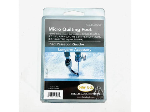 Baby Lock Micro Quilting Foot