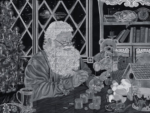 OESD Santa's Workshop Tiling Scene
