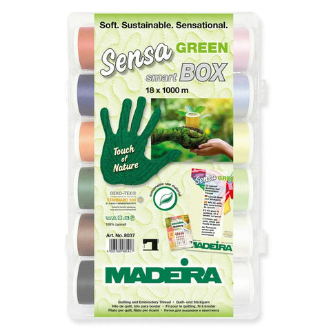 Madeira 18 Spool Thread Kit Sensa Green Smart Box 8037
