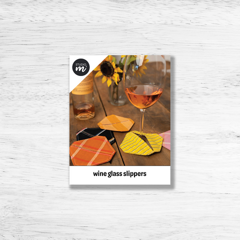 Studio M Wine Glass Slippers Pattern