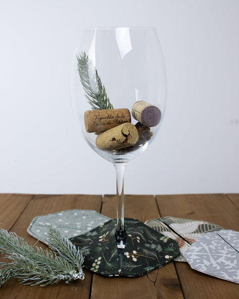 Studio M Wine Glass Slippers Pattern
