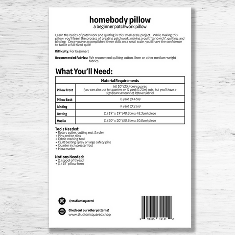 Studio M Homebody Pillow