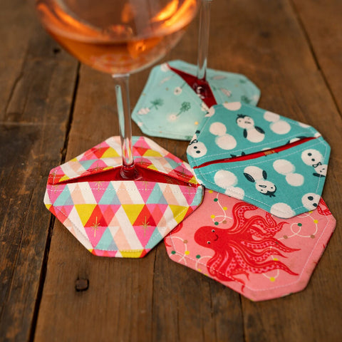 Studio M Wine Glass Slippers Pattern