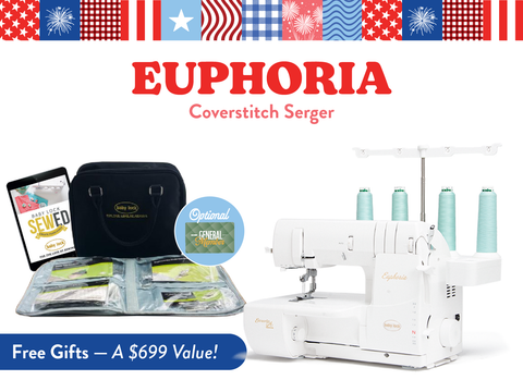Baby Lock Euphoria Cover Stitch Serger with ExtraordinAir™ Threading