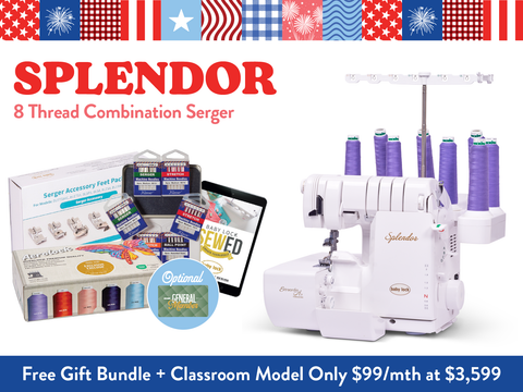 NEW! Baby Lock Splendor 8-Thread Combination Serger - Classroom Model