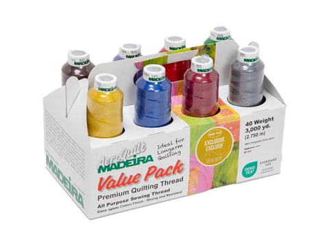 Madeira Aeroquilt Cool Tones 8 Pack