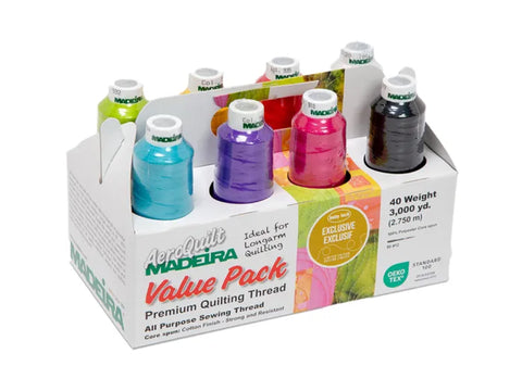 Madeira Aeroquilt Jewel Tones 8 Pack