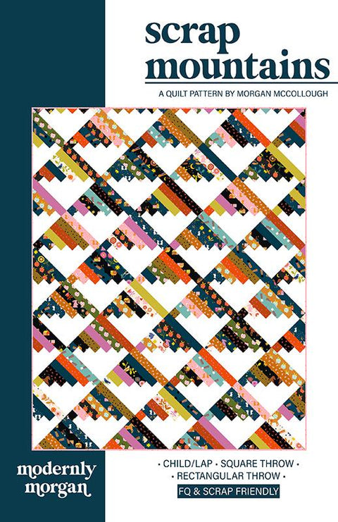 Scrap Mountains Quilt Pattern by Modernly Morgan