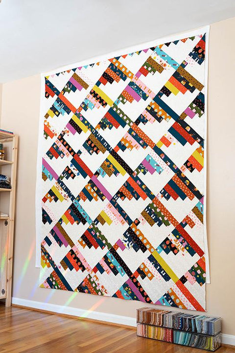 Scrap Mountains Quilt Pattern by Modernly Morgan