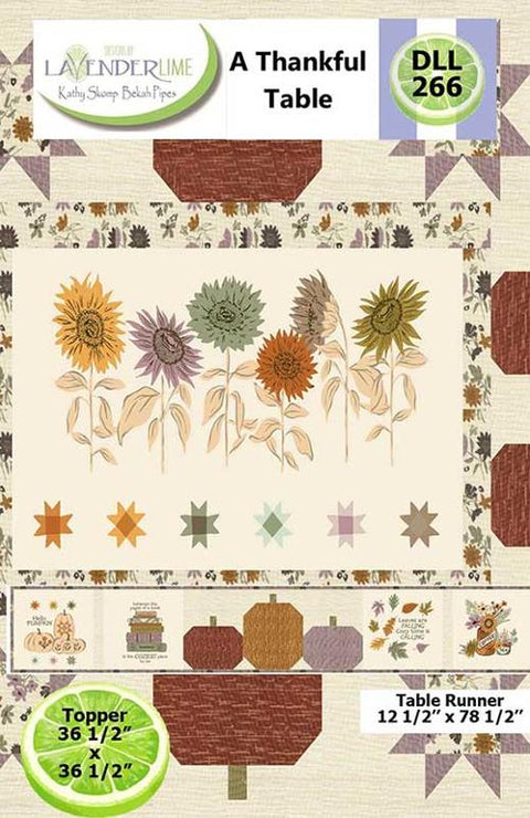 A Thankful Table by Lavender Lime Quilt Pattern