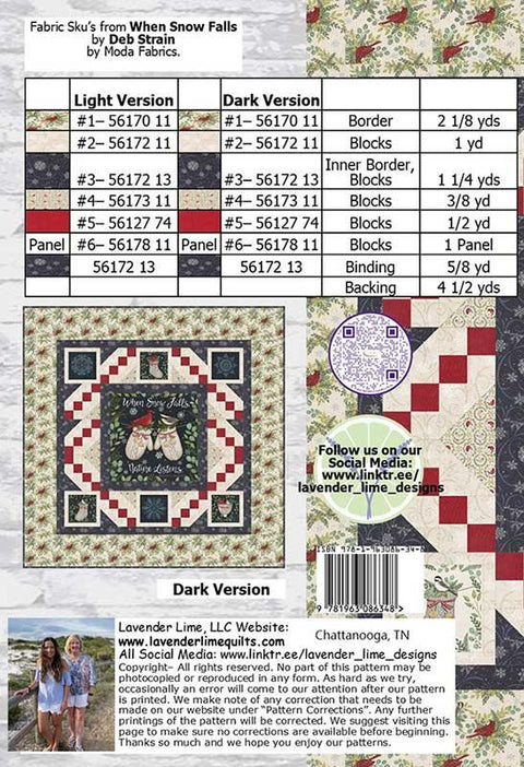 Panel & Chain Quilt Pattern by Lavender Lime