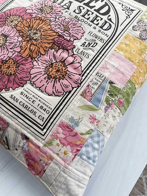 Feature Focus Quilted Pillow Pattern by Branch & Blume