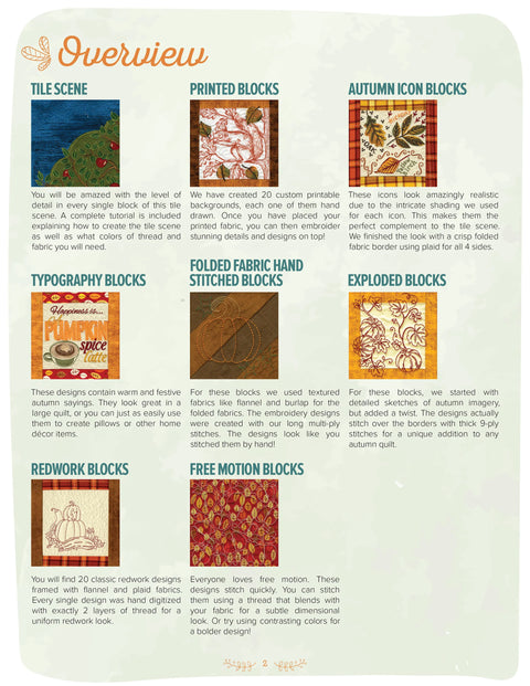 Anita Goodesign Autumn Bounty Premium Plus Collection