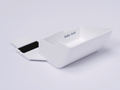 White Baby Lock Deluxe Serger Trim Bin with an open lid.