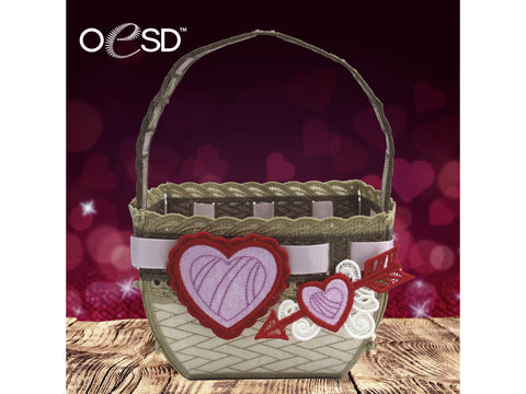 OESD Freestanding Basket For The Holidays