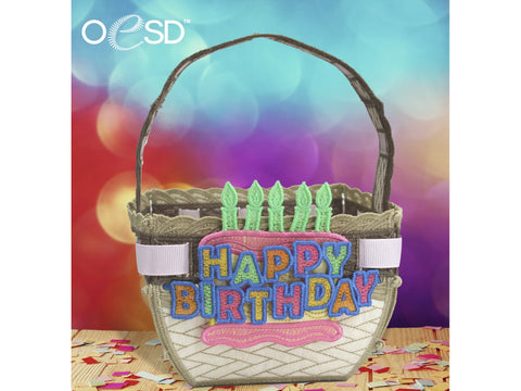 OESD Freestanding Basket For The Holidays