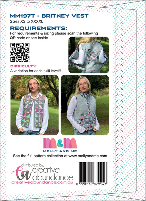 Melly & Me Britney Vest Pattern