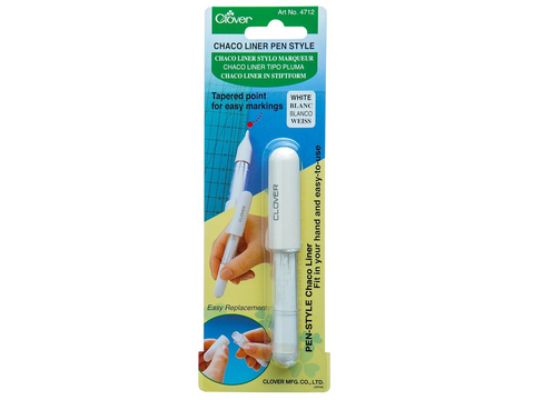 Clover Chaco Pen Style Liner - White