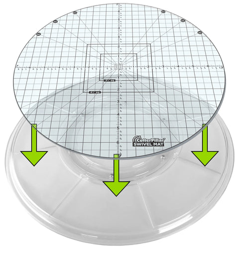 Cutterpillar Swivel Rotating Cutting Mat