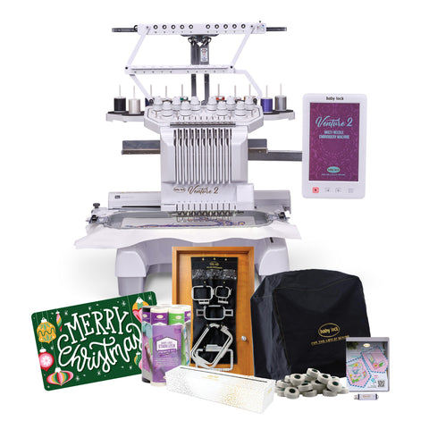 NEW! Baby Lock Venture 2 10-Needle Free Arm Embroidery Machine