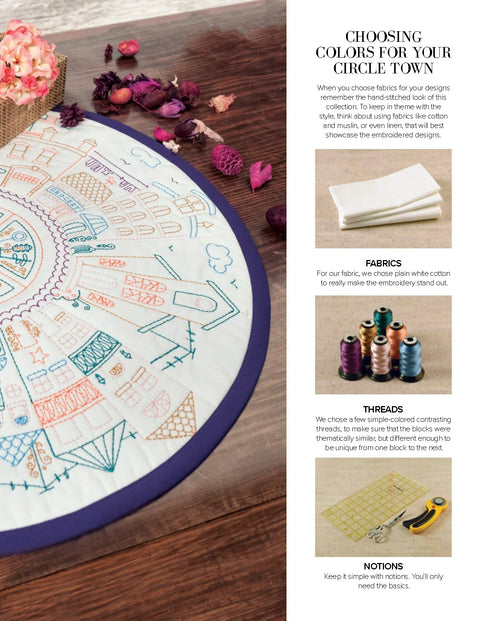 Anita Goodesign Circle Town Centerpiece