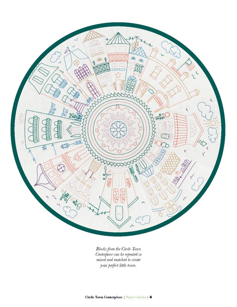 Anita Goodesign Circle Town Centerpiece