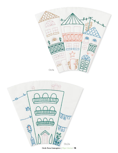 Anita Goodesign Circle Town Centerpiece