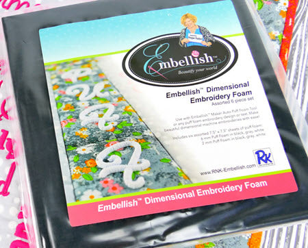 Embellish Embroidery Foam 6 Pack
