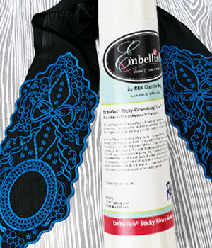 Embellish Sticky Rinse Away Mesh 20"