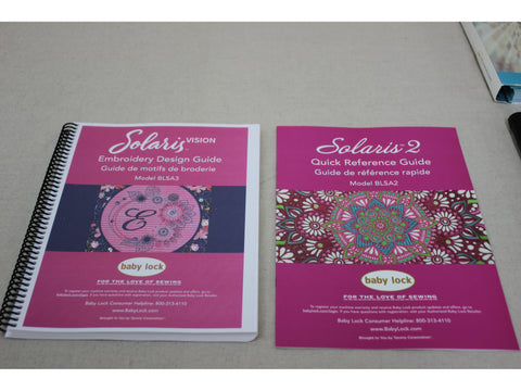 Baby Lock Solaris 2 Sewing & Embroidery Machine-Pre-Owned