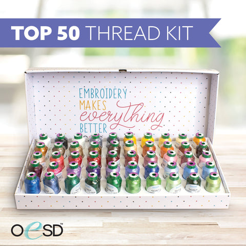 OESD Isacord Top 50 Thread Kit