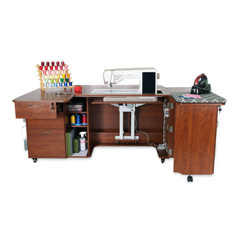 Kangaroo Sydney Dual Rail Electric Lift Sewing Cabinet