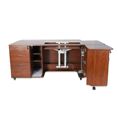Kangaroo Sydney Dual Rail Electric Lift Sewing Cabinet