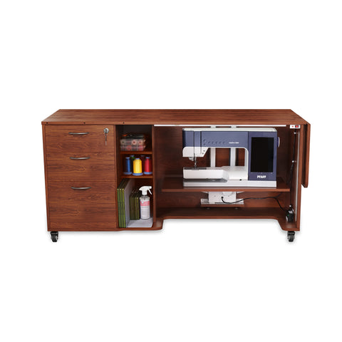 Kangaroo Sydney Lite Dual Rail Electric Lift Sewing Cabinet