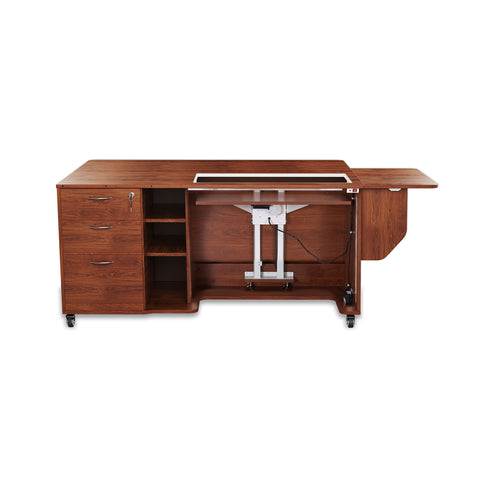 Kangaroo Sydney Lite Dual Rail Electric Lift Sewing Cabinet