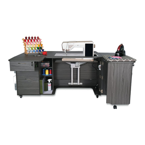 Kangaroo Sydney Dual Rail Electric Lift Sewing Cabinet