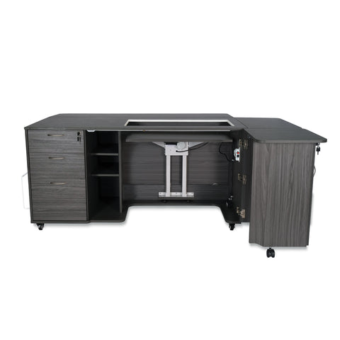 Kangaroo Sydney Dual Rail Electric Lift Sewing Cabinet