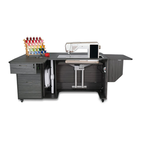 Kangaroo Sydney Lite Dual Rail Electric Lift Sewing Cabinet