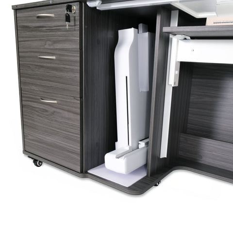 Kangaroo Sydney Lite Dual Rail Electric Lift Sewing Cabinet
