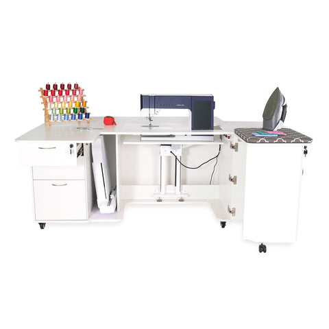 Kangaroo Sydney Dual Rail Electric Lift Sewing Cabinet