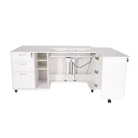 Kangaroo Sydney Dual Rail Electric Lift Sewing Cabinet