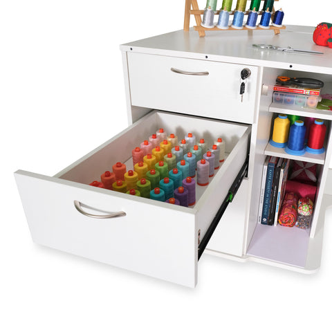 Kangaroo Sydney Dual Rail Electric Lift Sewing Cabinet