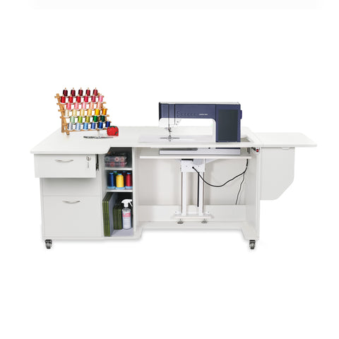 Kangaroo Sydney Lite Dual Rail Electric Lift Sewing Cabinet