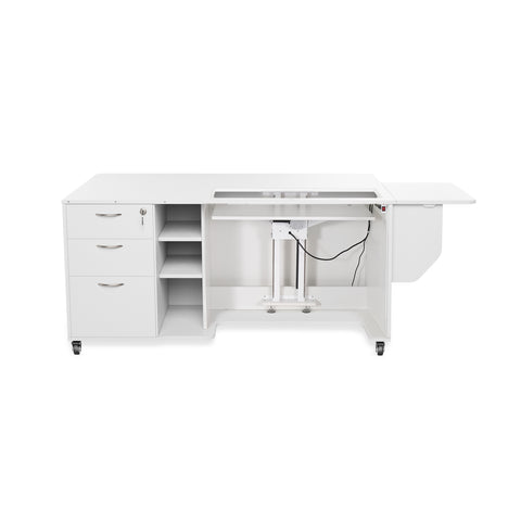 Kangaroo Sydney Lite Dual Rail Electric Lift Sewing Cabinet