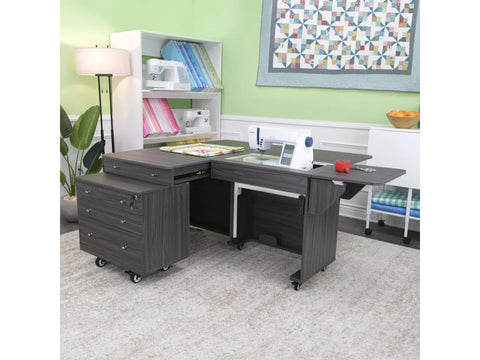 Kangaroo & Joey Dual Rail Electric Lift Sewing Cabinet